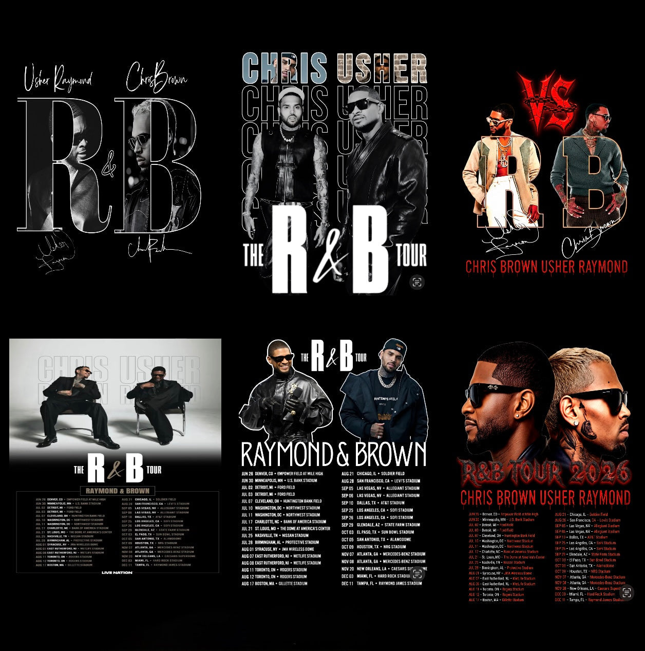 🎤 R&B TOUR 2026 * USHER & CHRIS BROWN * 🎤