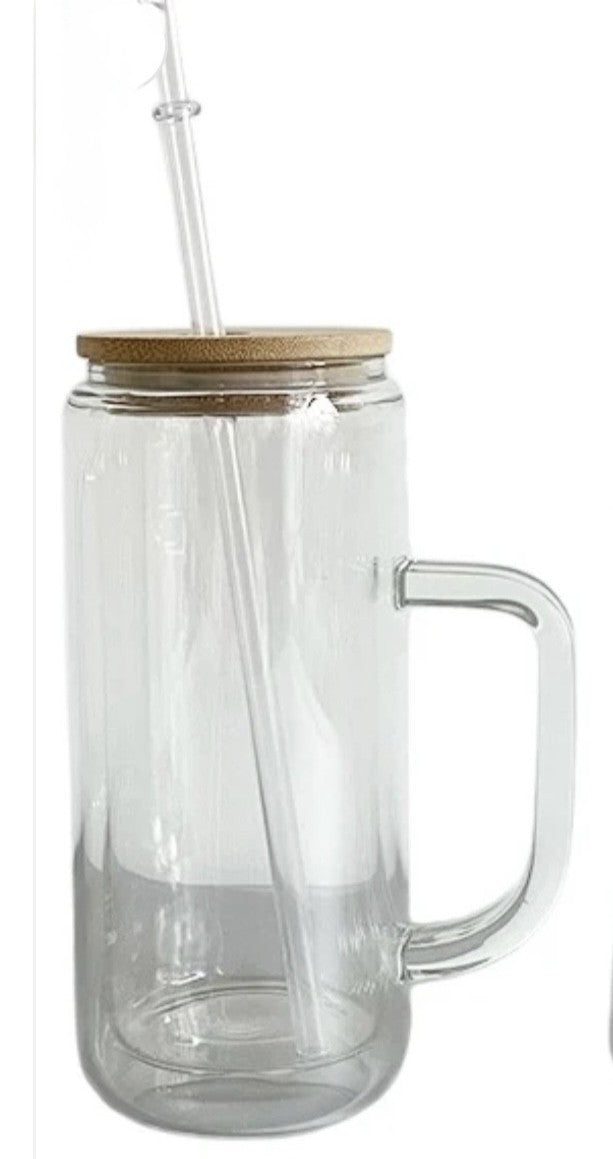 20oz Glass SnowGlobe (Handle)
