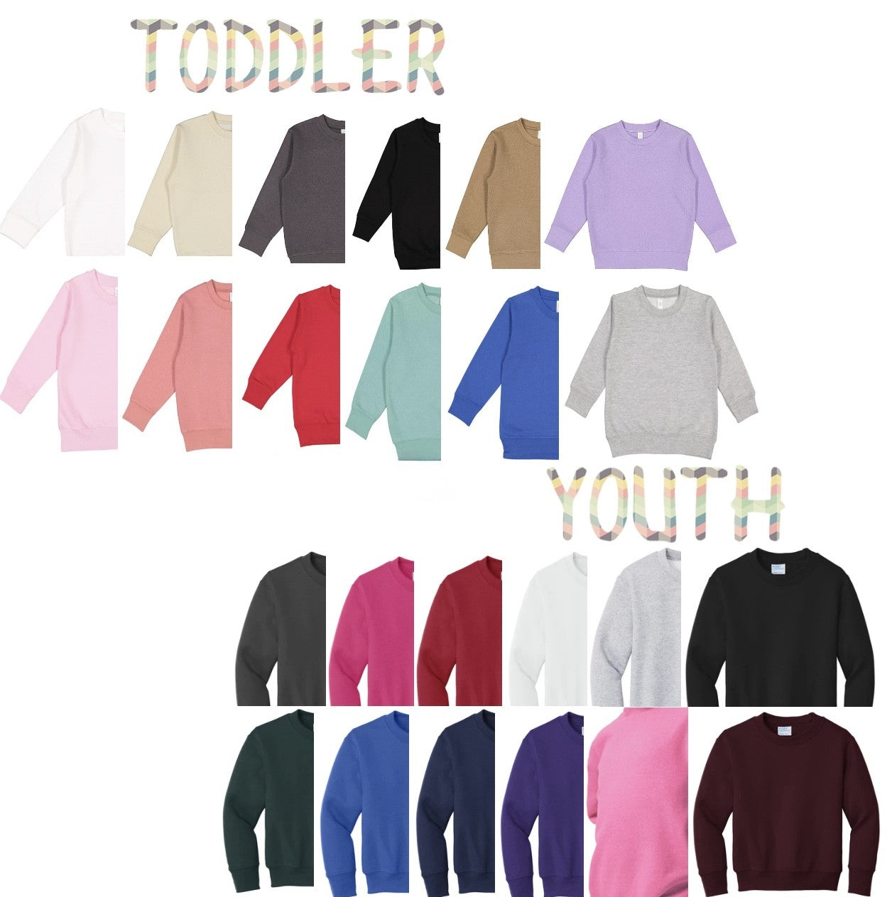 Custom Toddler & Youth Crewneck